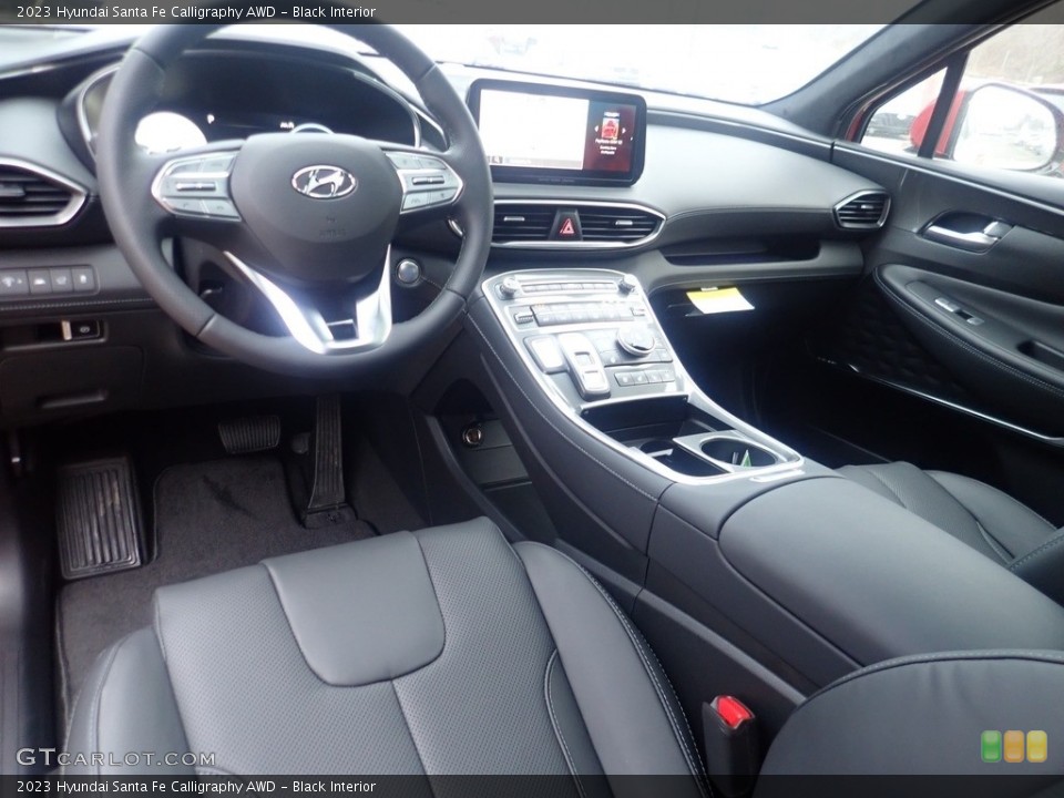 Black Interior Photo for the 2023 Hyundai Santa Fe Calligraphy AWD #145595852