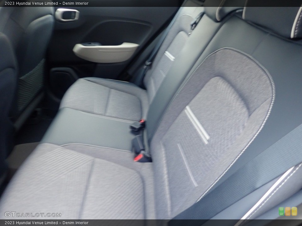 Denim Interior Rear Seat for the 2023 Hyundai Venue Limited #145595964