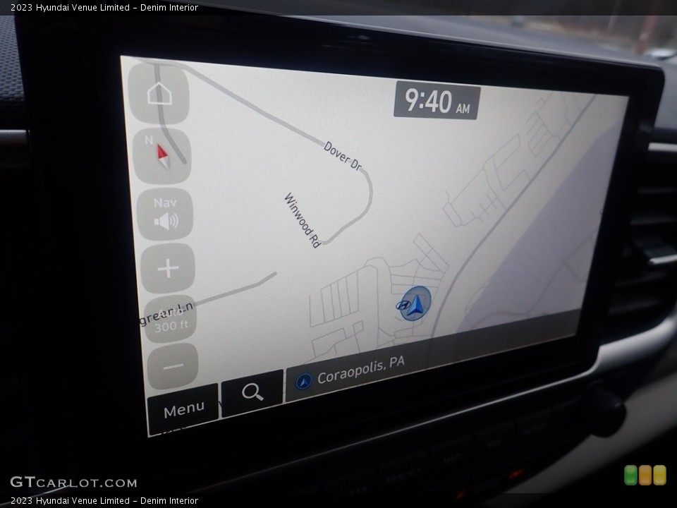 Denim Interior Navigation for the 2023 Hyundai Venue Limited #145595988