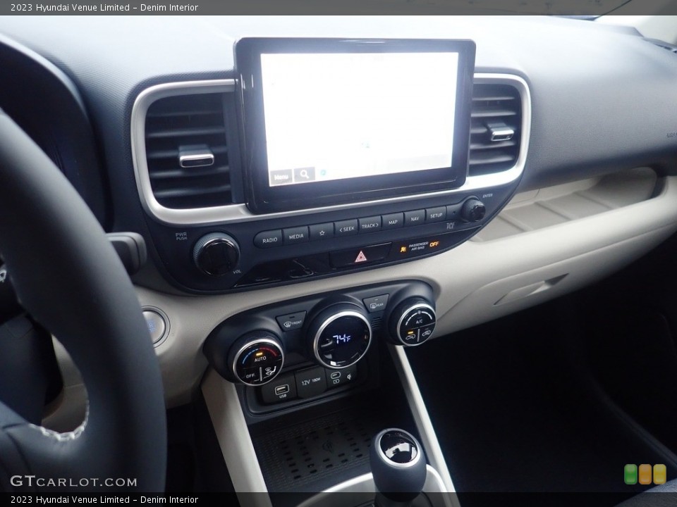 Denim Interior Controls for the 2023 Hyundai Venue Limited #145595997