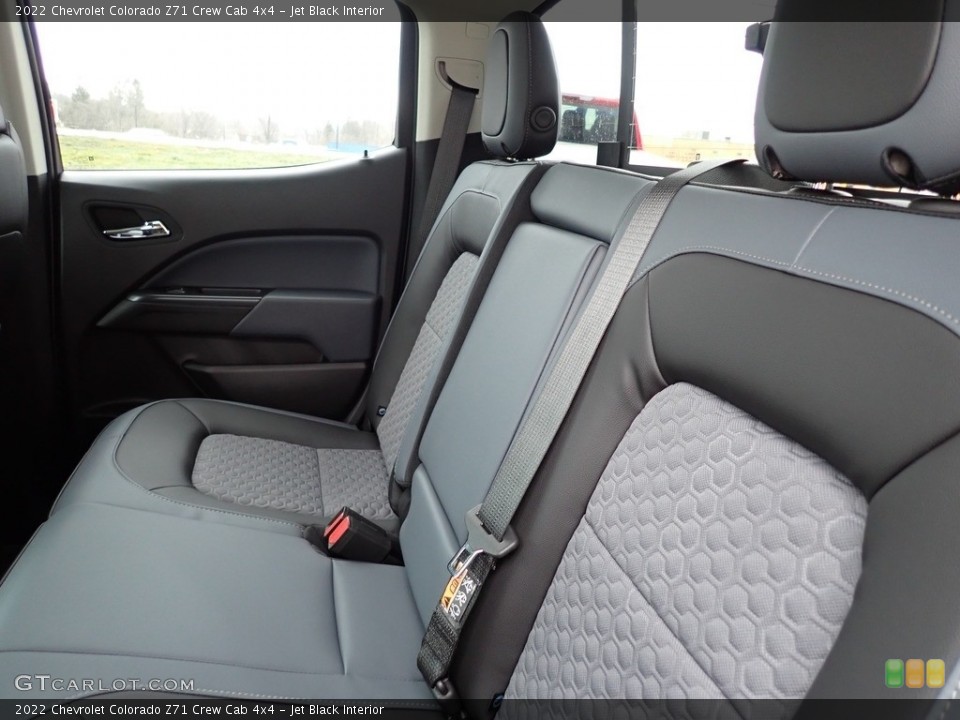 Jet Black Interior Rear Seat for the 2022 Chevrolet Colorado Z71 Crew Cab 4x4 #145599383