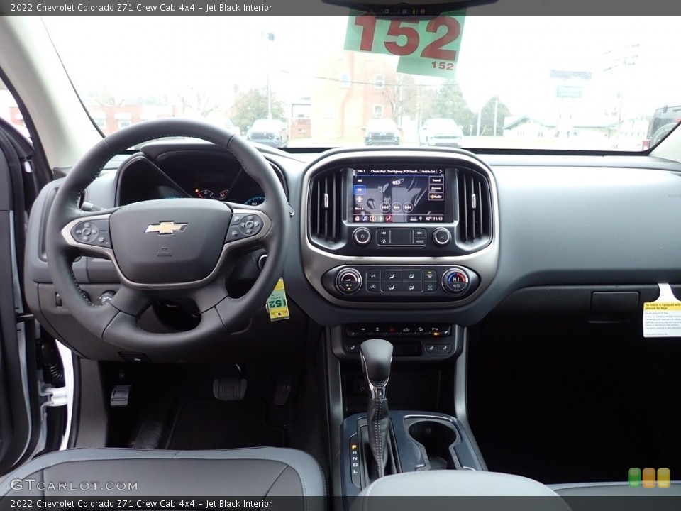Jet Black Interior Dashboard for the 2022 Chevrolet Colorado Z71 Crew Cab 4x4 #145599404