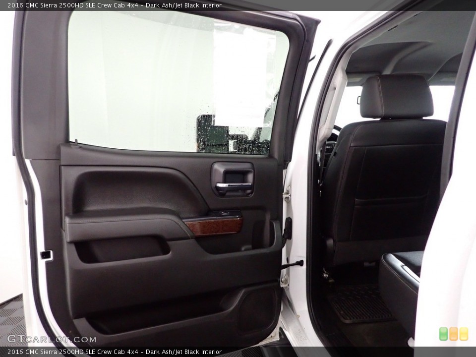 Dark Ash/Jet Black Interior Door Panel for the 2016 GMC Sierra 2500HD SLE Crew Cab 4x4 #145599617