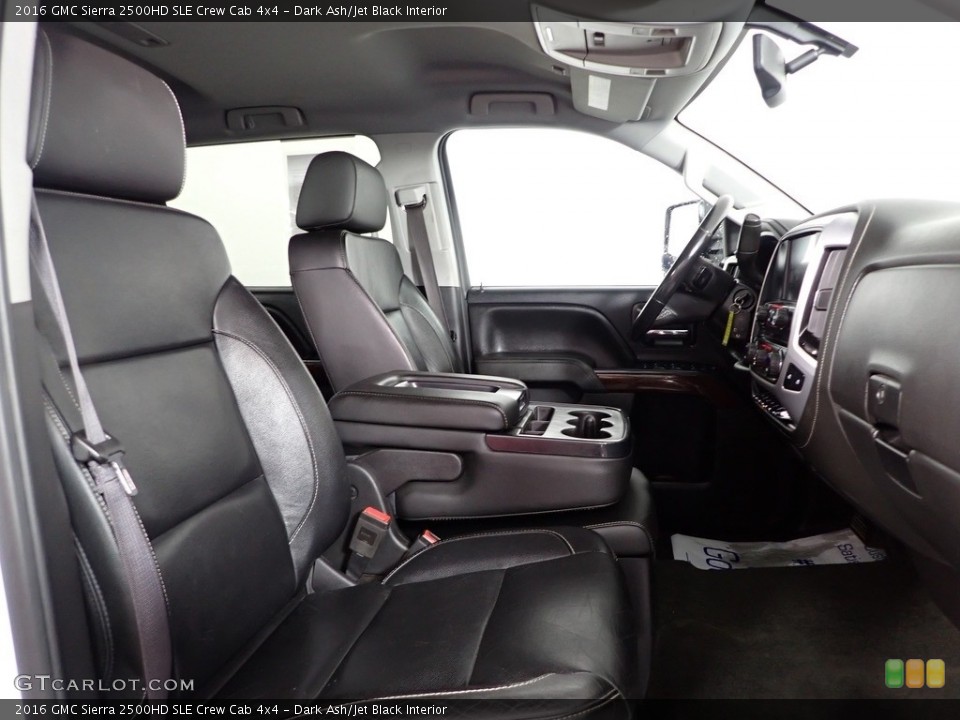 Dark Ash/Jet Black Interior Front Seat for the 2016 GMC Sierra 2500HD SLE Crew Cab 4x4 #145599686