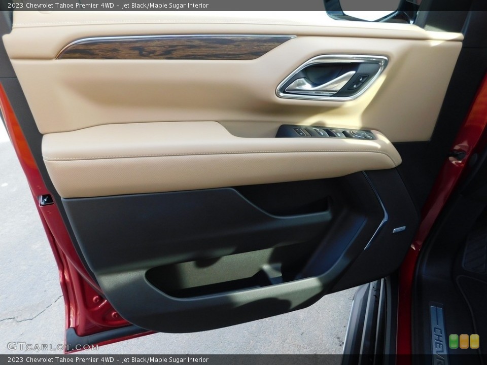 Jet Black/Maple Sugar Interior Door Panel for the 2023 Chevrolet Tahoe Premier 4WD #145599806