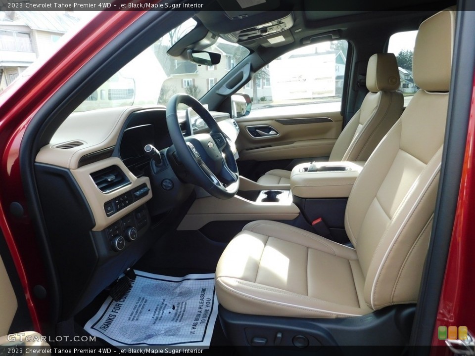 Jet Black/Maple Sugar Interior Photo for the 2023 Chevrolet Tahoe Premier 4WD #145599845