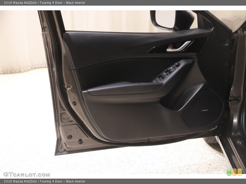 Black Interior Door Panel for the 2016 Mazda MAZDA3 i Touring 4 Door #145600095