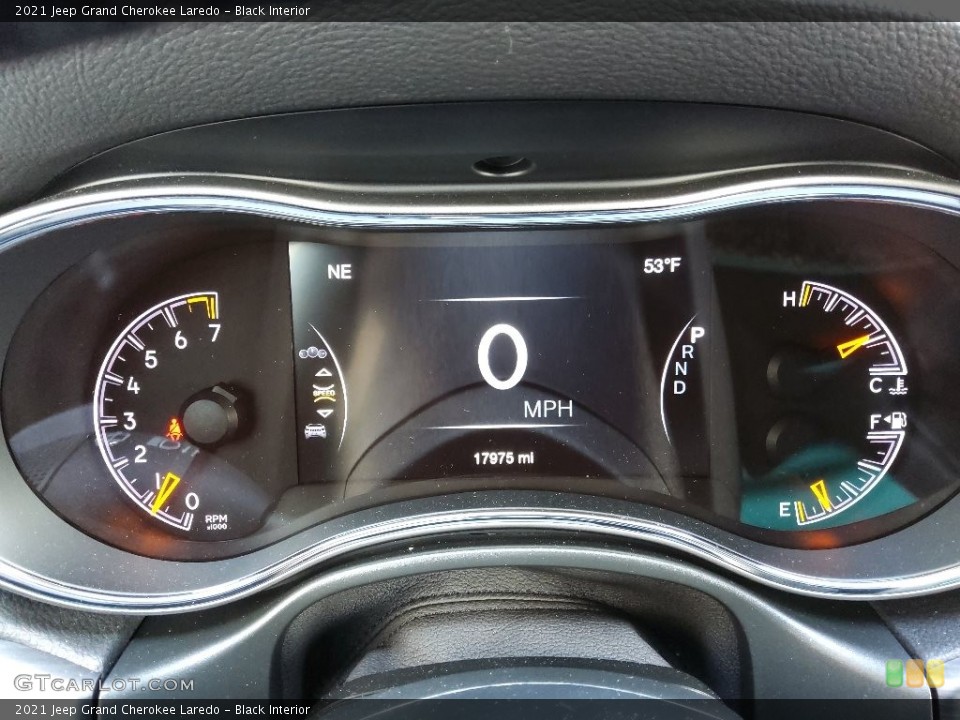 Black Interior Gauges for the 2021 Jeep Grand Cherokee Laredo #145600124