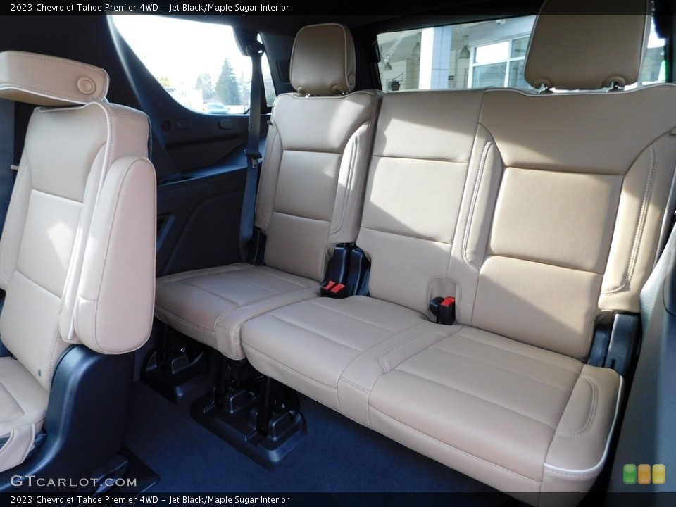 Jet Black/Maple Sugar Interior Rear Seat for the 2023 Chevrolet Tahoe Premier 4WD #145600475