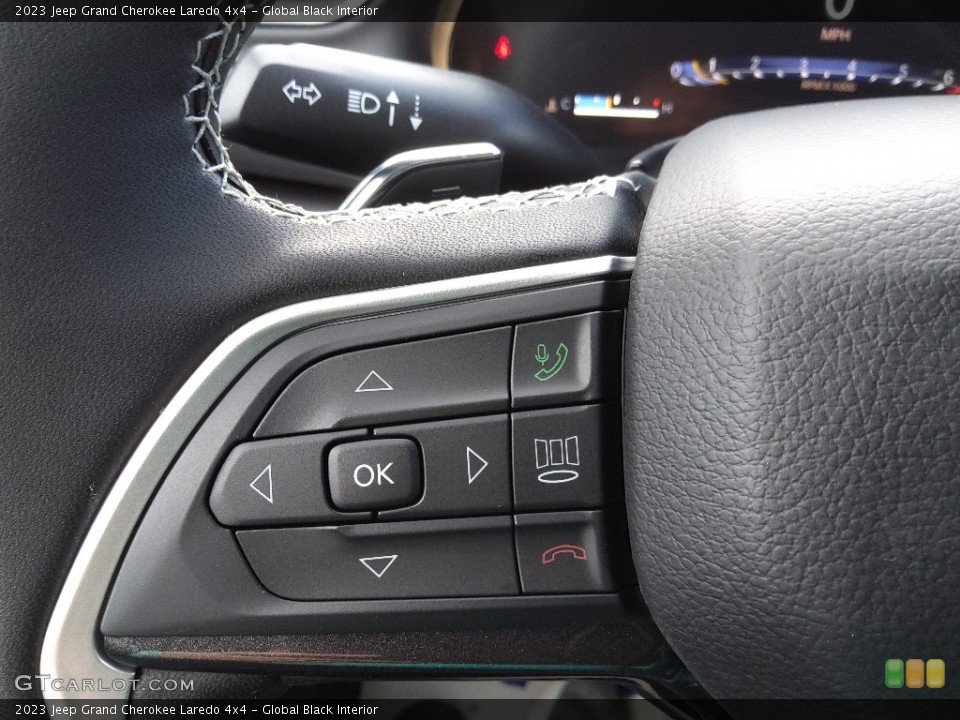 Global Black Interior Steering Wheel for the 2023 Jeep Grand Cherokee Laredo 4x4 #145600832