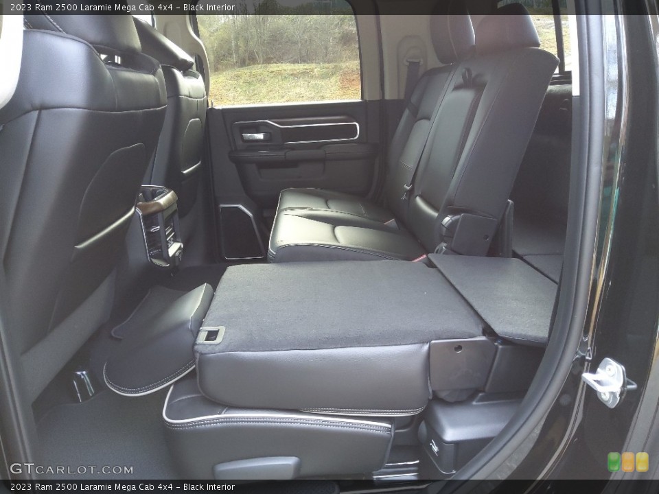 Black Interior Rear Seat for the 2023 Ram 2500 Laramie Mega Cab 4x4 #145601435
