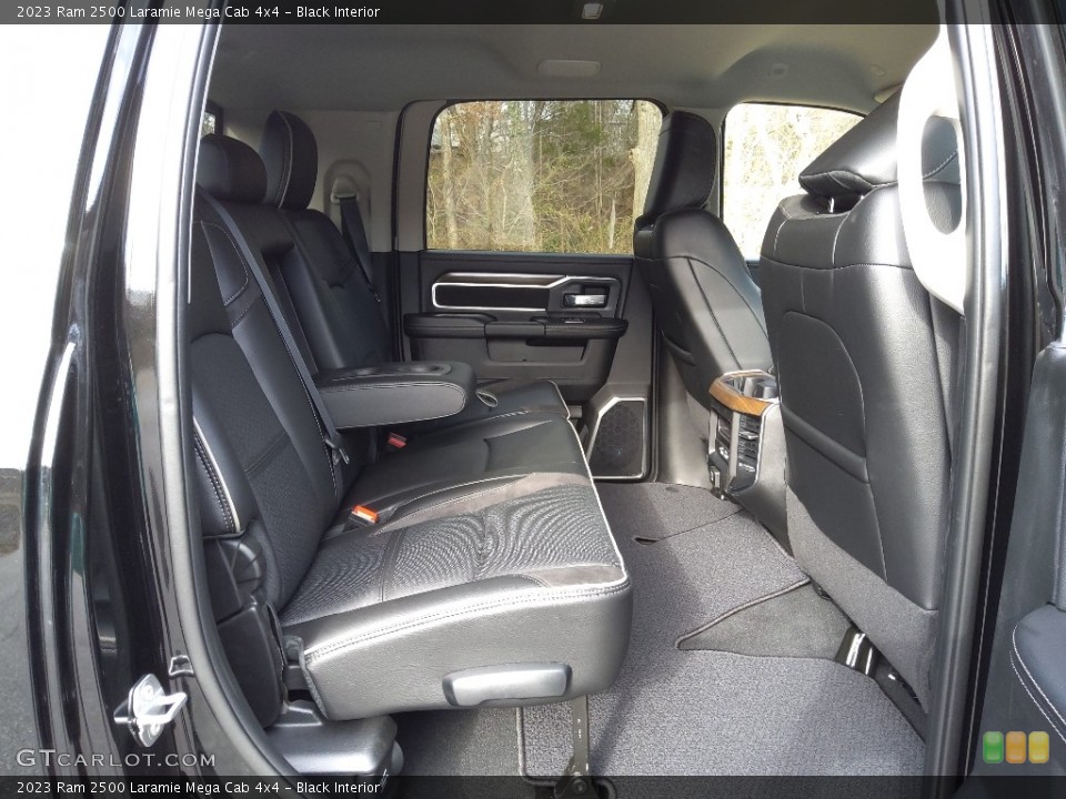 Black Interior Rear Seat for the 2023 Ram 2500 Laramie Mega Cab 4x4 #145601456