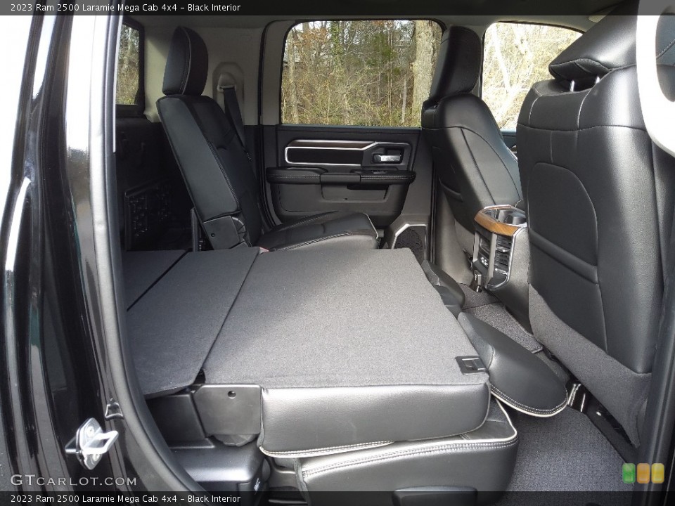 Black Interior Rear Seat for the 2023 Ram 2500 Laramie Mega Cab 4x4 #145601477