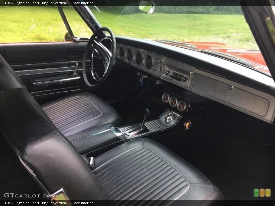 Black Interior Dashboard for the 1964 Plymouth Sport Fury Convertible #145601978