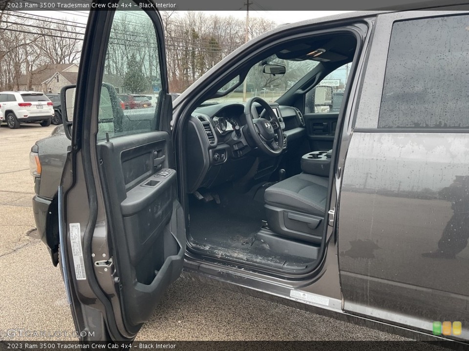 Black Interior Front Seat for the 2023 Ram 3500 Tradesman Crew Cab 4x4 #145602323