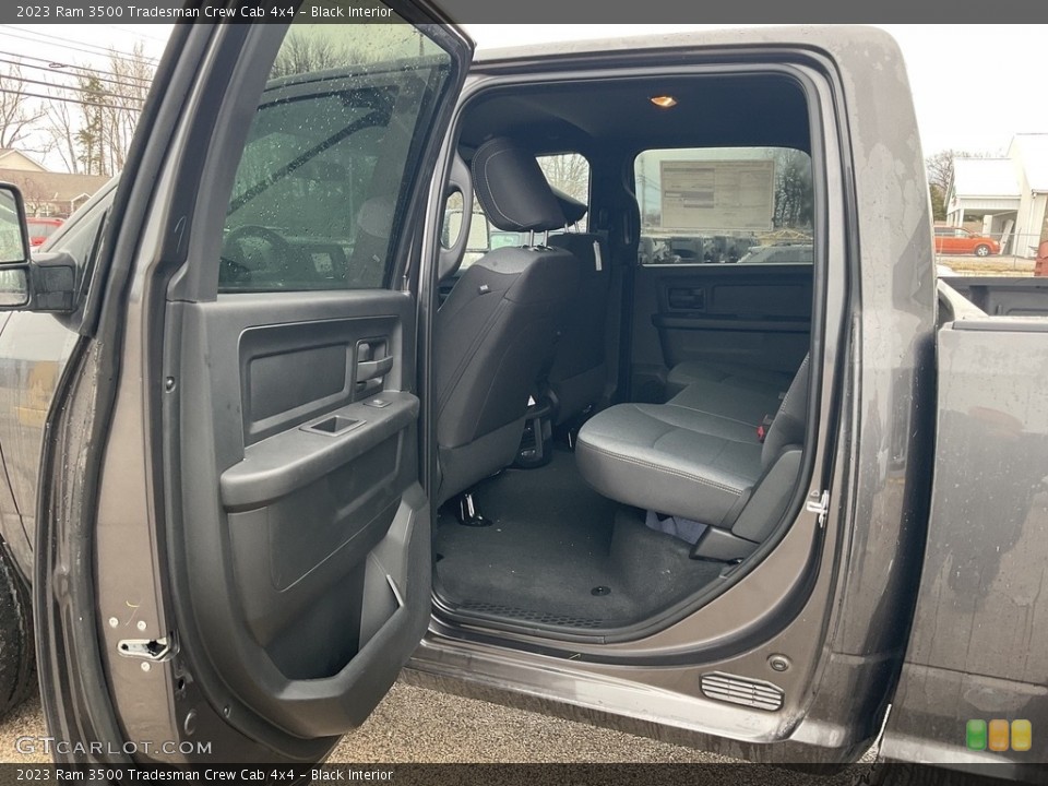 Black Interior Rear Seat for the 2023 Ram 3500 Tradesman Crew Cab 4x4 #145602353
