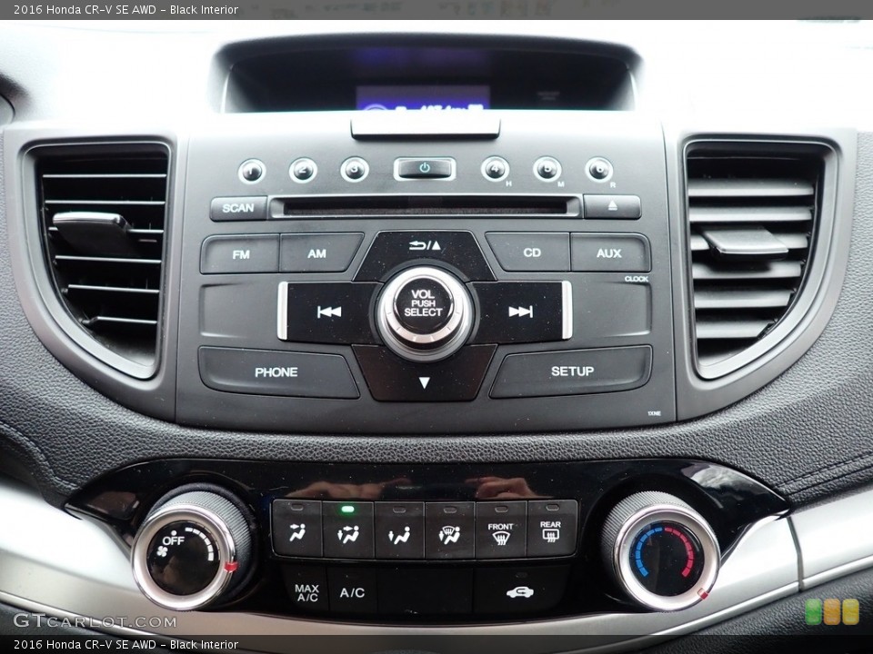 Black Interior Controls for the 2016 Honda CR-V SE AWD #145604228