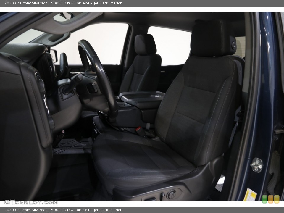 Jet Black Interior Front Seat for the 2020 Chevrolet Silverado 1500 LT Crew Cab 4x4 #145604655