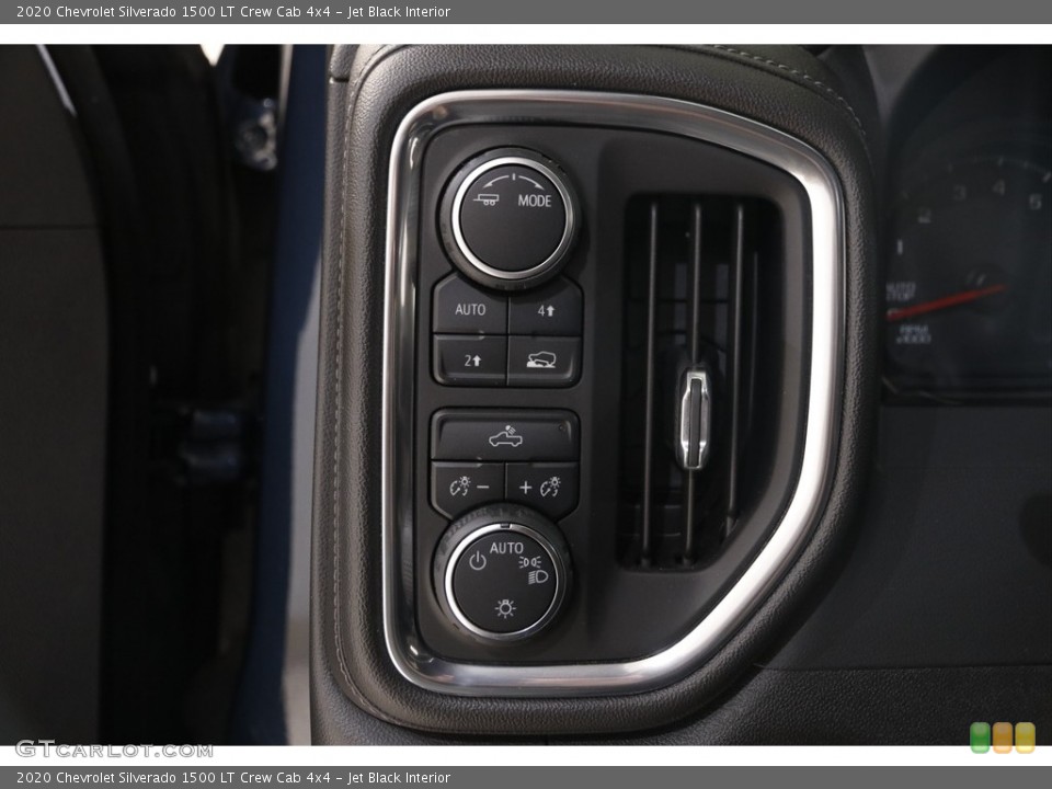 Jet Black Interior Controls for the 2020 Chevrolet Silverado 1500 LT Crew Cab 4x4 #145604679
