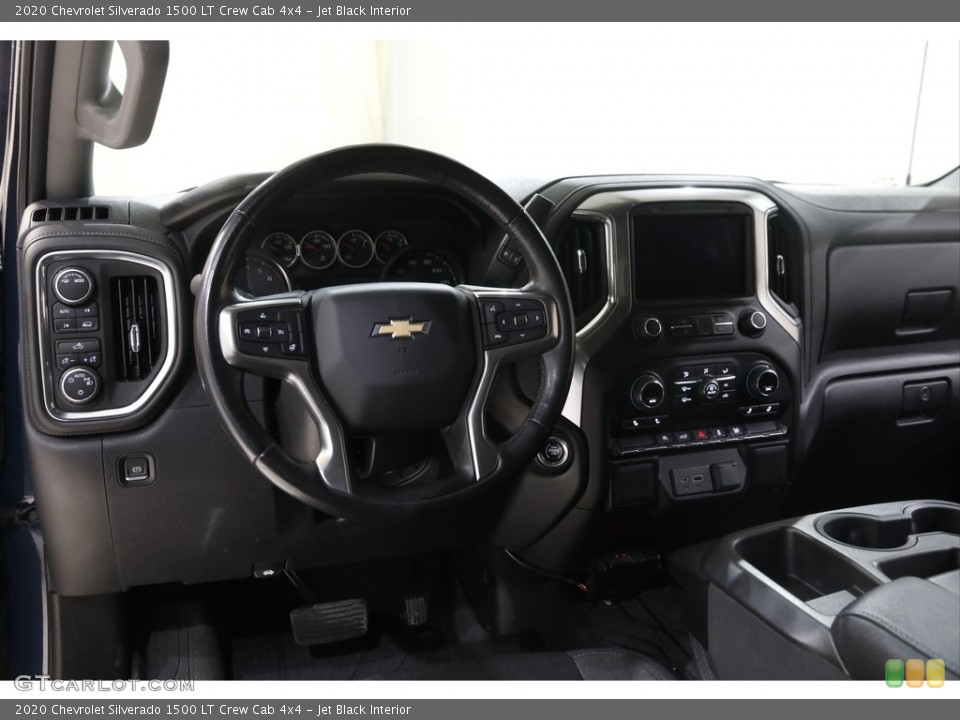 Jet Black Interior Dashboard for the 2020 Chevrolet Silverado 1500 LT Crew Cab 4x4 #145604697