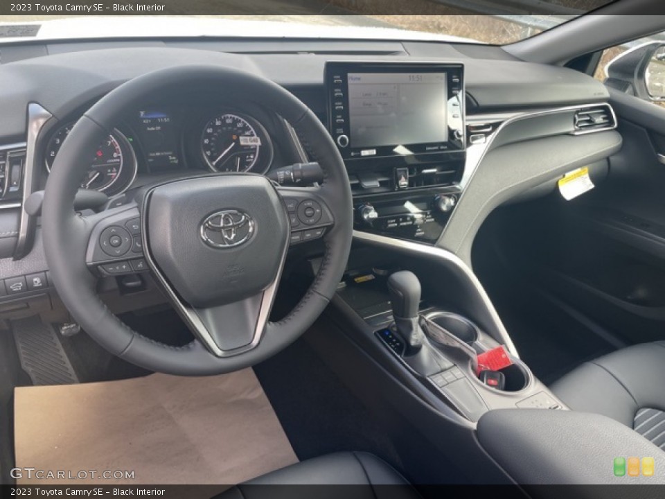 Black Interior Dashboard for the 2023 Toyota Camry SE #145605591