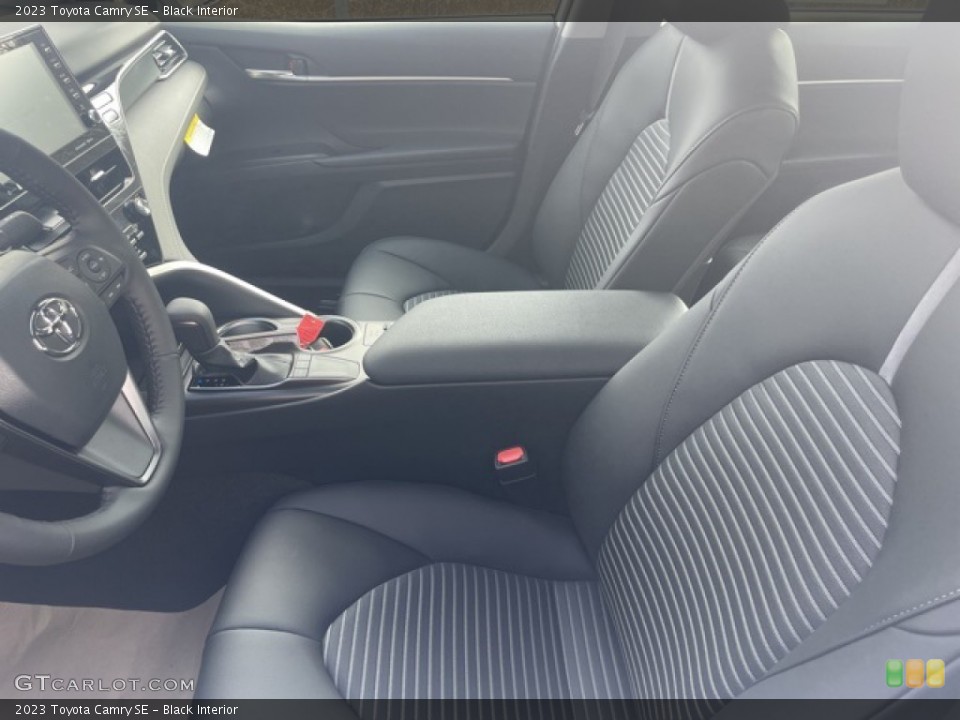 Black Interior Front Seat for the 2023 Toyota Camry SE #145605600