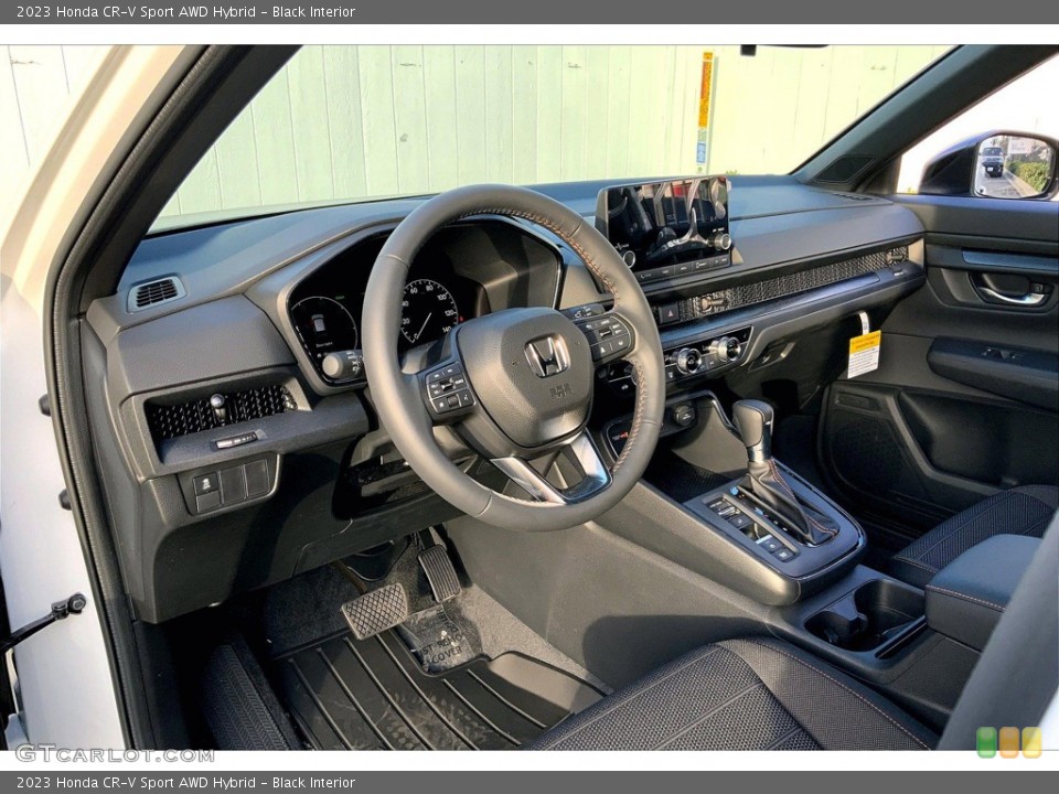 Black Interior Photo for the 2023 Honda CR-V Sport AWD Hybrid #145605703