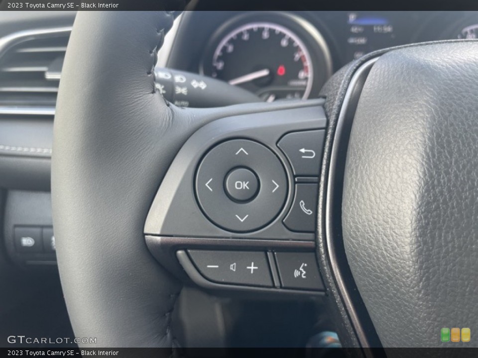 Black Interior Steering Wheel for the 2023 Toyota Camry SE #145605828