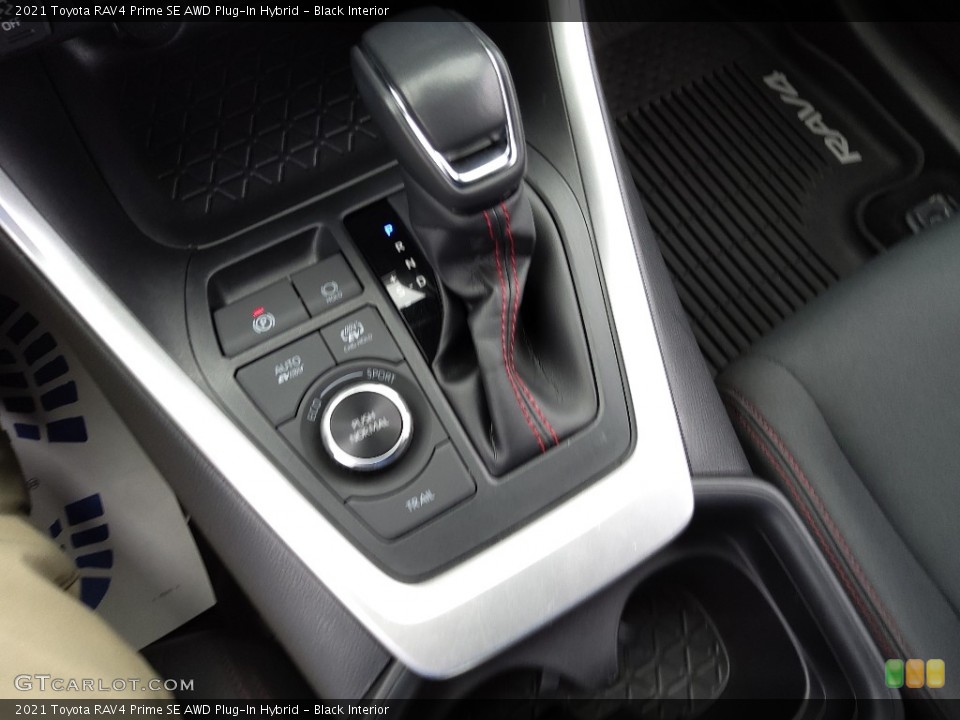 Black Interior Transmission for the 2021 Toyota RAV4 Prime SE AWD Plug-In Hybrid #145605891