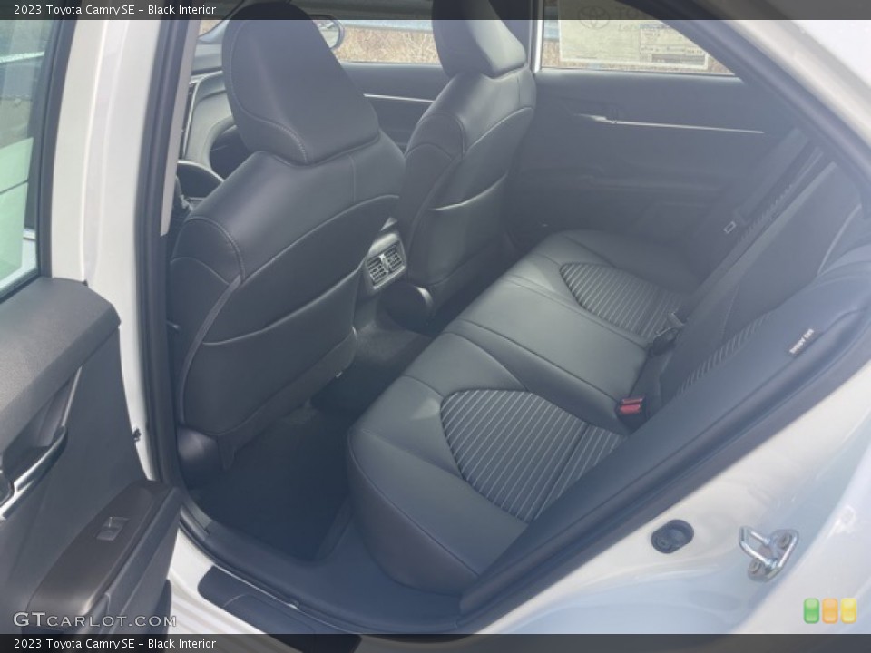 Black Interior Rear Seat for the 2023 Toyota Camry SE #145605927