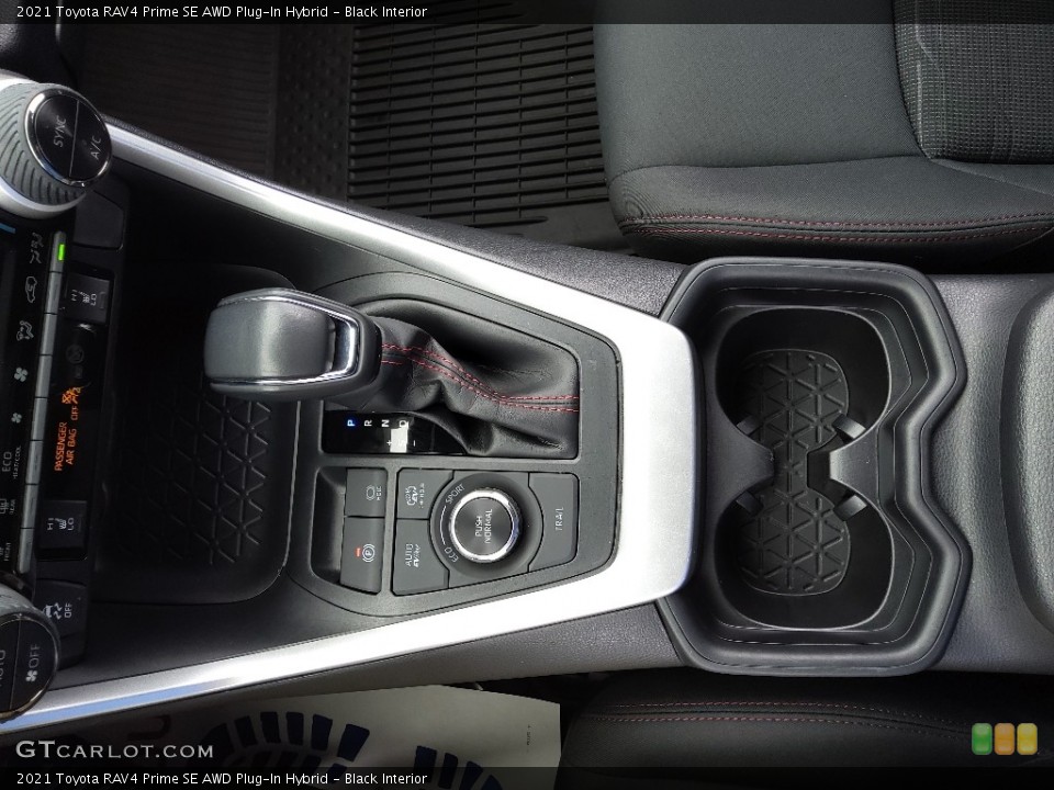Black Interior Transmission for the 2021 Toyota RAV4 Prime SE AWD Plug-In Hybrid #145605930