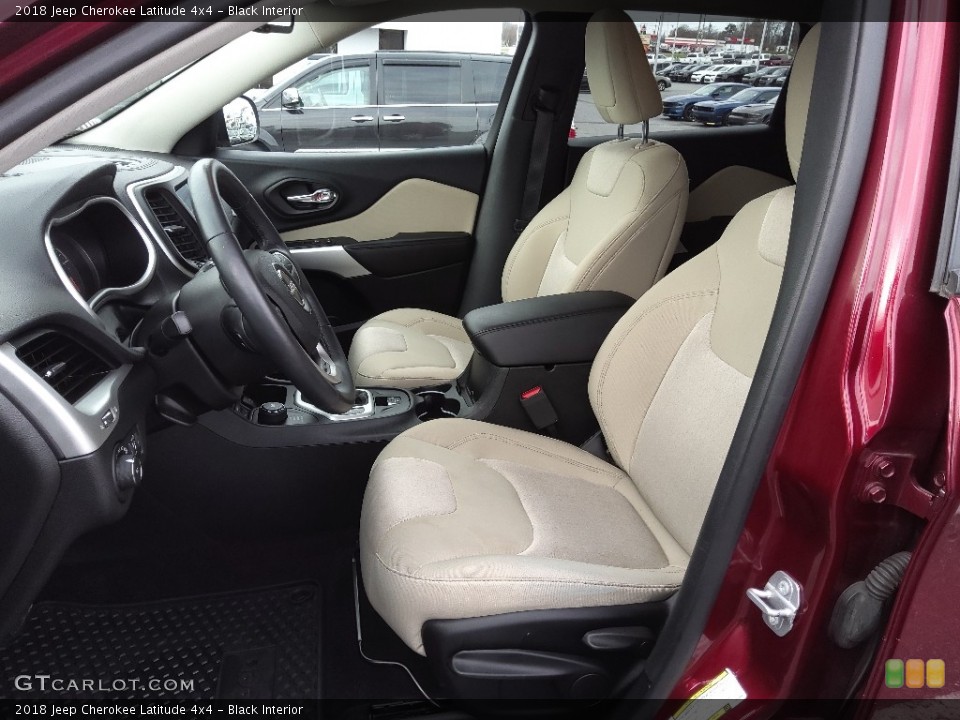 Black 2018 Jeep Cherokee Interiors