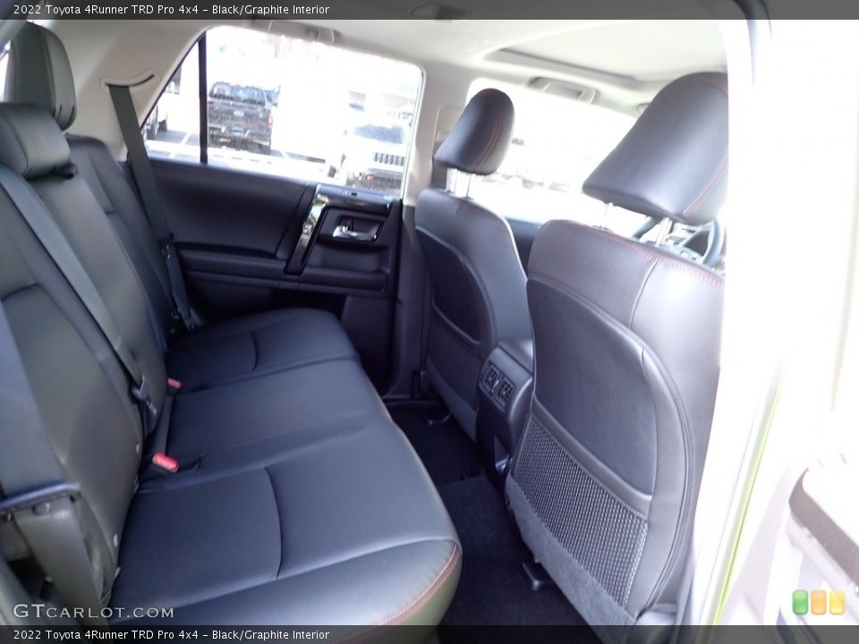 Black/Graphite Interior Rear Seat for the 2022 Toyota 4Runner TRD Pro 4x4 #145607151