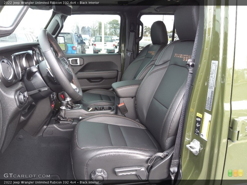 Black Interior Photo for the 2022 Jeep Wrangler Unlimited Rubicon 392 4x4 #145607949