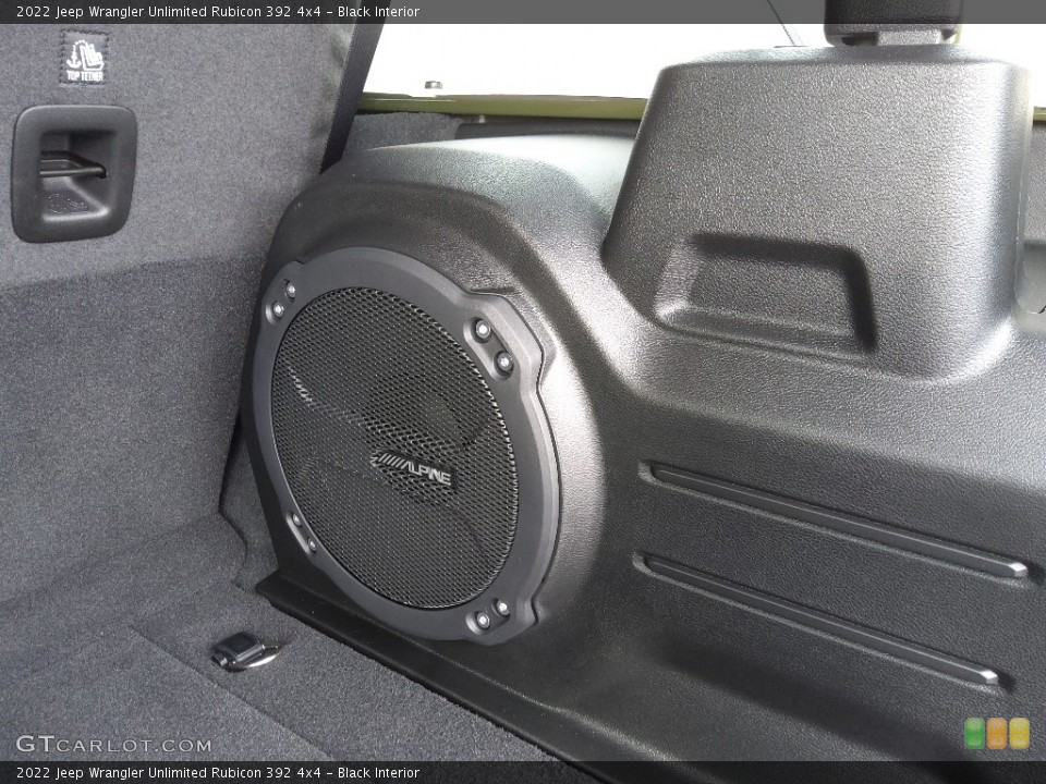 Black Interior Audio System for the 2022 Jeep Wrangler Unlimited Rubicon 392 4x4 #145608075