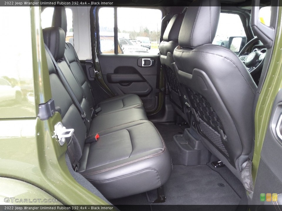 Black Interior Rear Seat for the 2022 Jeep Wrangler Unlimited Rubicon 392 4x4 #145608096