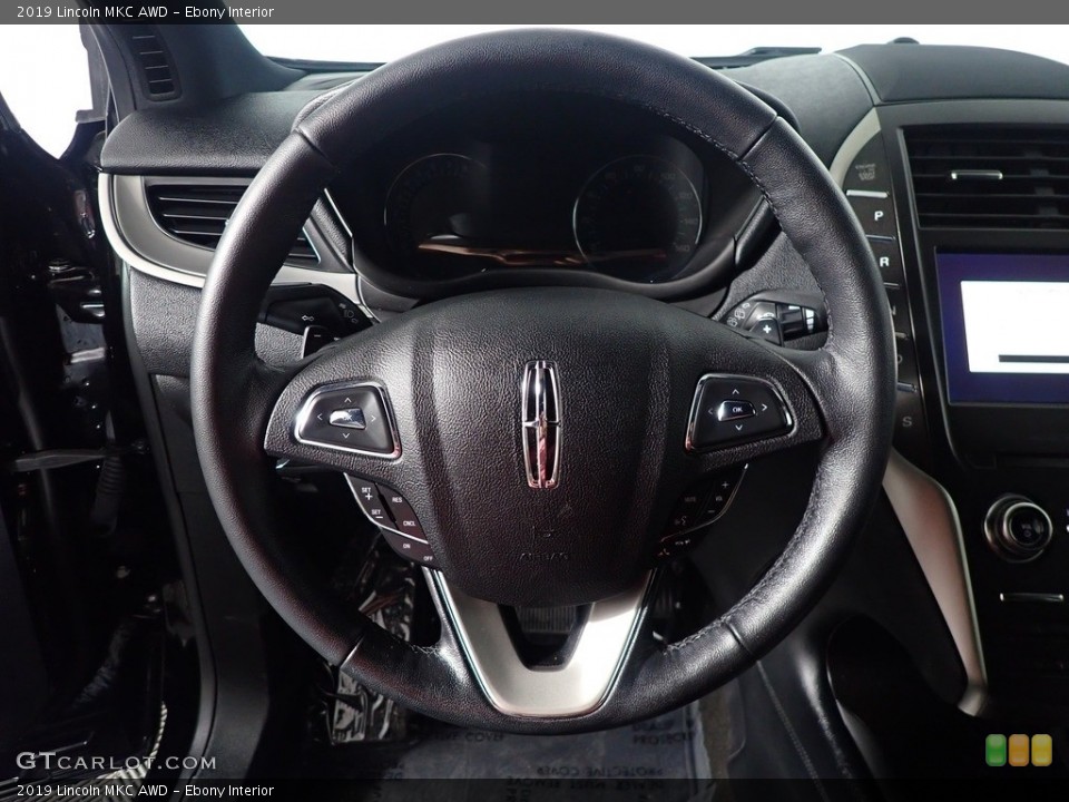 Ebony Interior Steering Wheel for the 2019 Lincoln MKC AWD #145608196