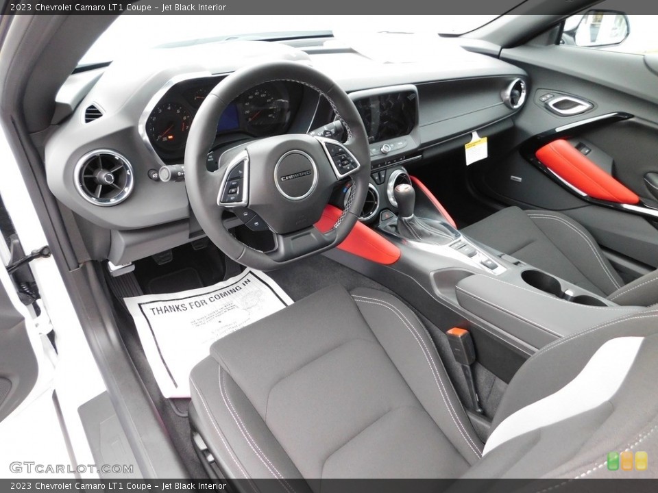 Jet Black Interior Photo for the 2023 Chevrolet Camaro LT1 Coupe #145609824