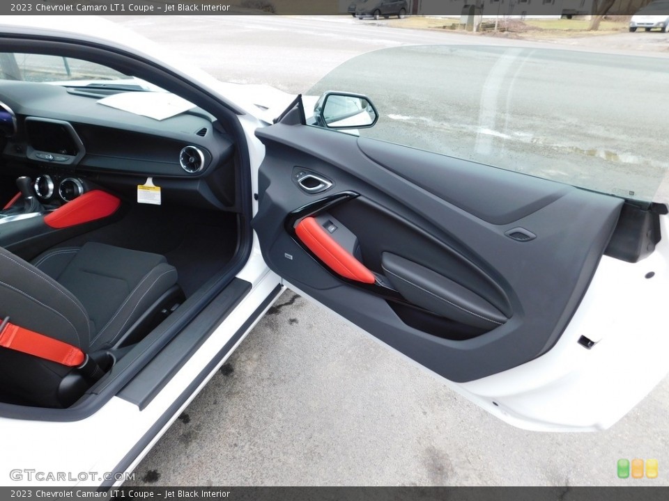 Jet Black Interior Door Panel for the 2023 Chevrolet Camaro LT1 Coupe #145610199
