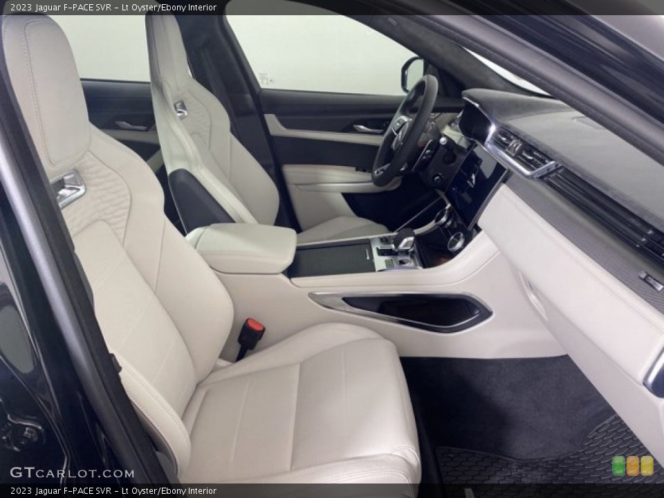 Lt Oyster/Ebony Interior Photo for the 2023 Jaguar F-PACE SVR #145610310