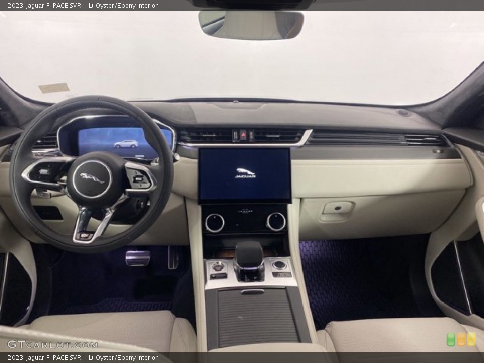 Lt Oyster/Ebony Interior Dashboard for the 2023 Jaguar F-PACE SVR #145610325