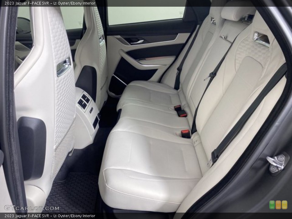Lt Oyster/Ebony Interior Rear Seat for the 2023 Jaguar F-PACE SVR #145610346