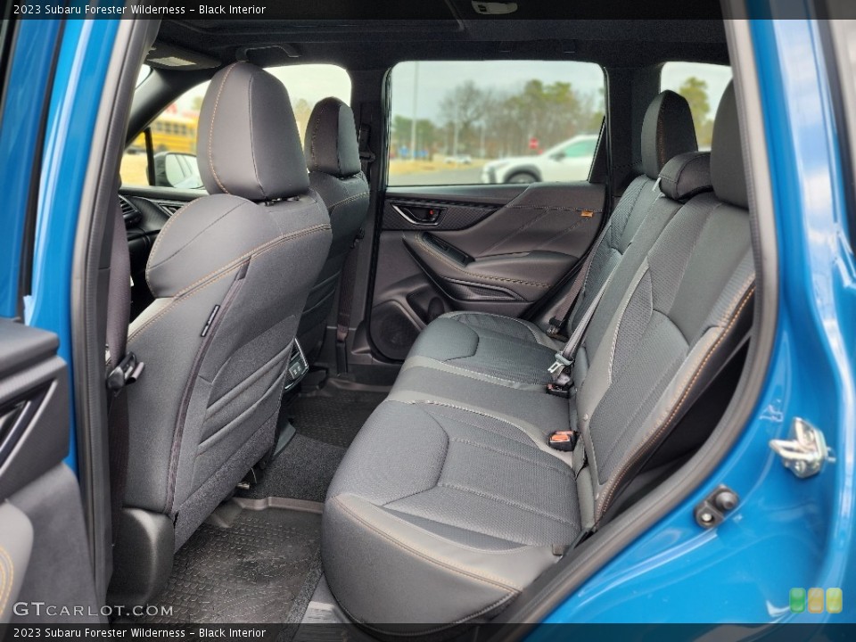 Black Interior Rear Seat for the 2023 Subaru Forester Wilderness #145610466