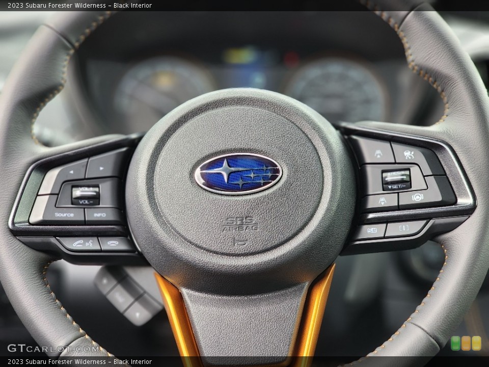 Black Interior Steering Wheel for the 2023 Subaru Forester Wilderness #145610547