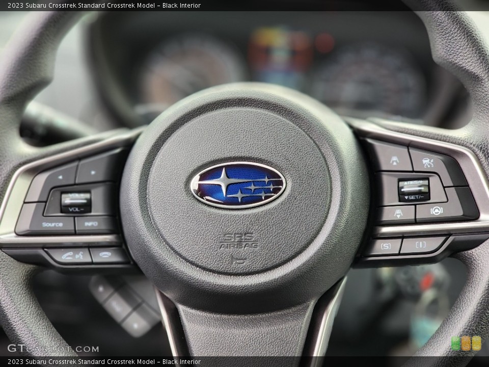 Black Interior Steering Wheel for the 2023 Subaru Crosstrek  #145610895
