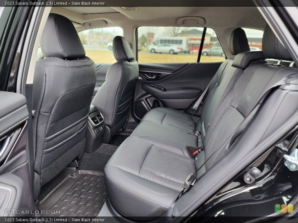Slate Black Interior Rear Seat for the 2023 Subaru Outback 2.5i Limited #145611127