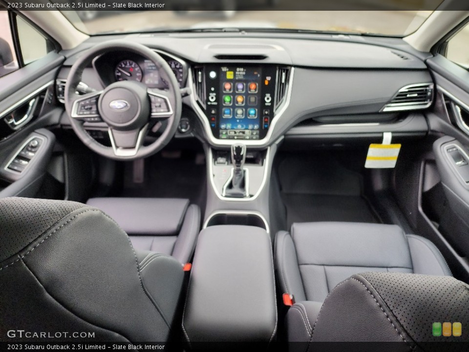 Slate Black Interior Dashboard for the 2023 Subaru Outback 2.5i Limited #145611174