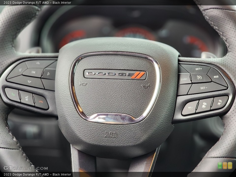 Black Interior Steering Wheel for the 2023 Dodge Durango R/T AWD #145612596