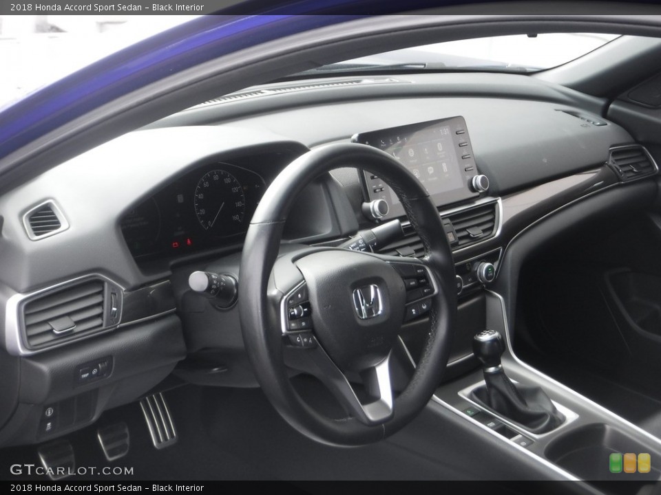 Black Interior Dashboard for the 2018 Honda Accord Sport Sedan #145614927