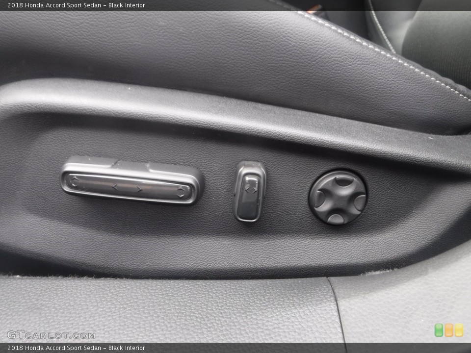 Black Interior Controls for the 2018 Honda Accord Sport Sedan #145614951